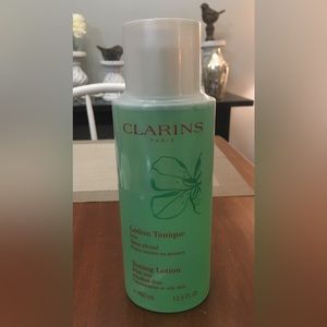 Clarins toner with Iris.
